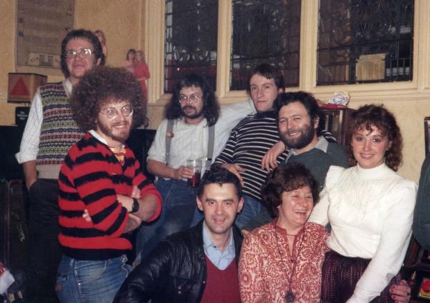 Bradford Telegraph and Argus: The Oyster Band at Topic’s 25th anniversary celebration at The Star, 1981
